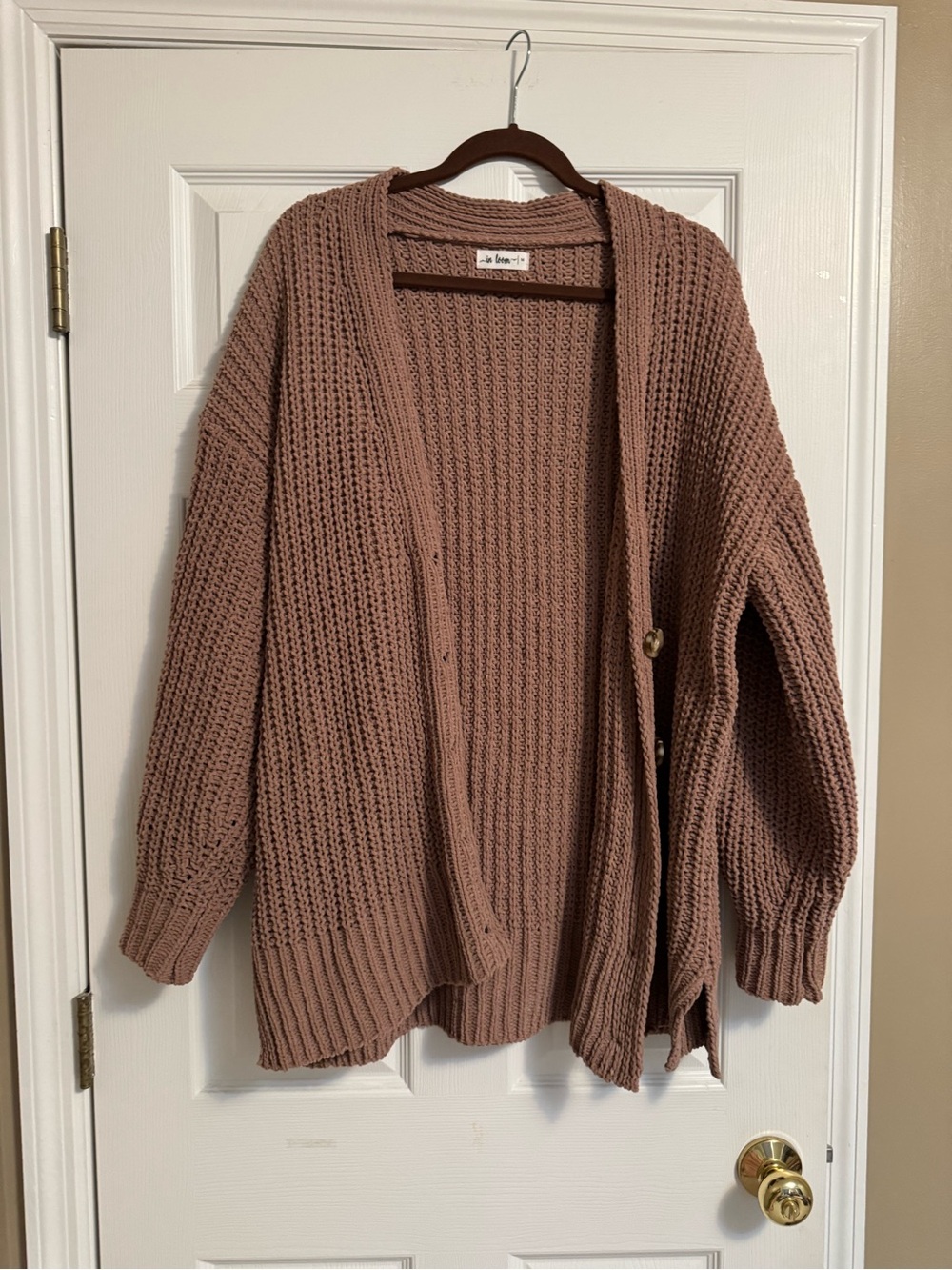 Vici Open-Front Chunky Knit Cardigan